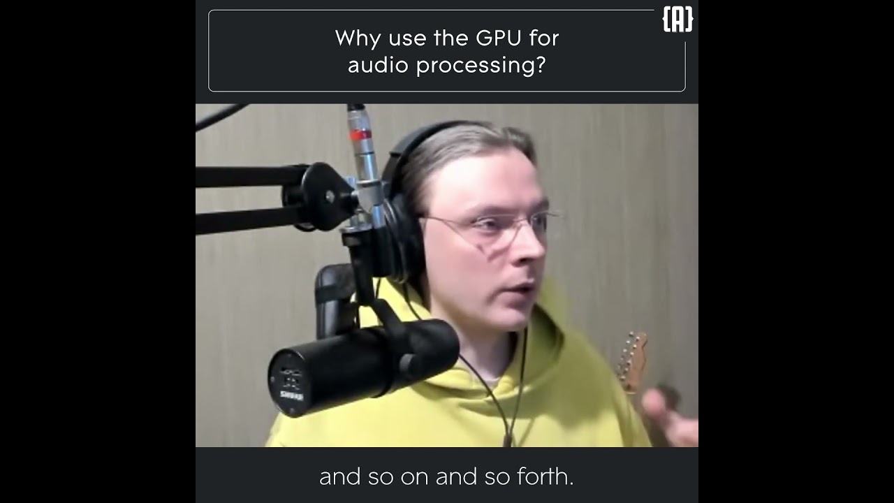 Why use the GPU for audio processing?