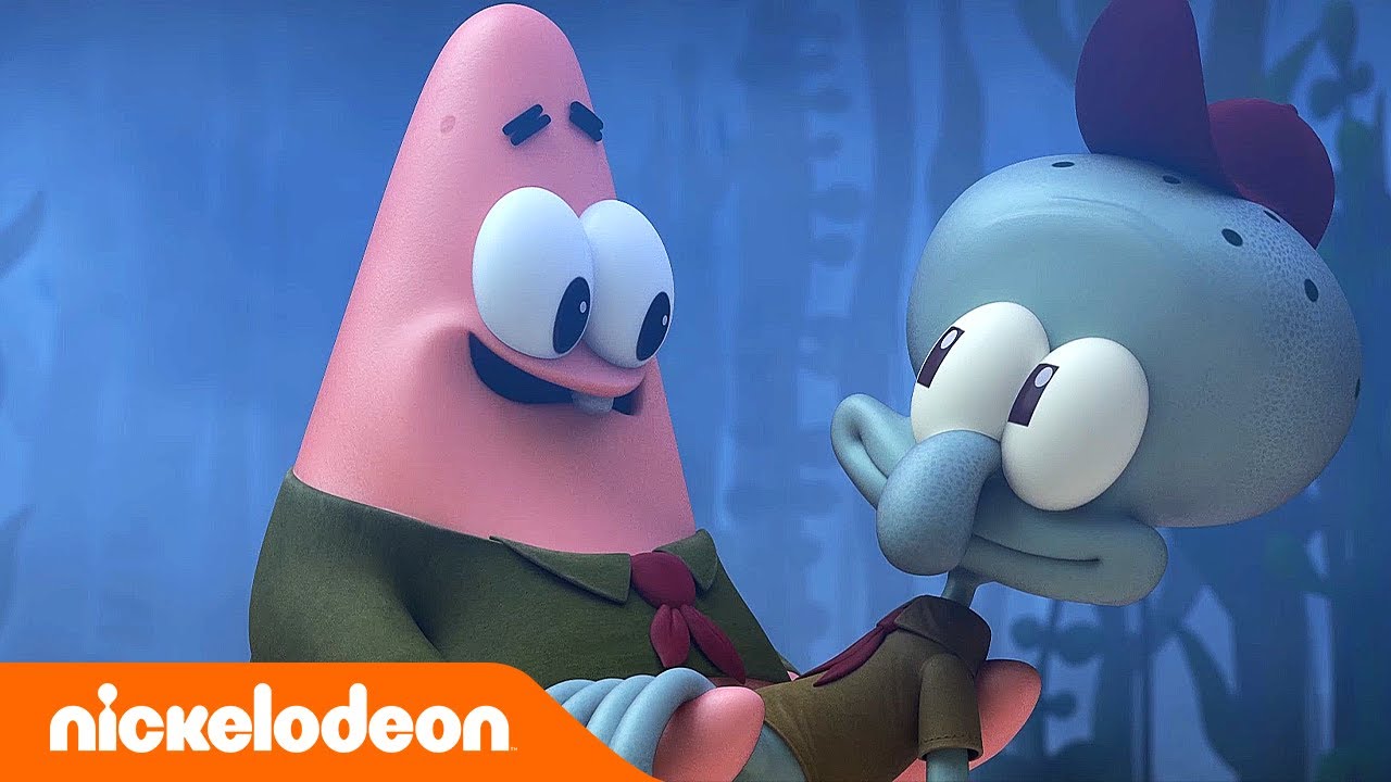 Kampamento Koral | ¡Patricio y Calamardo deben sobrevivir a la noche! | Nickelodeon en Español