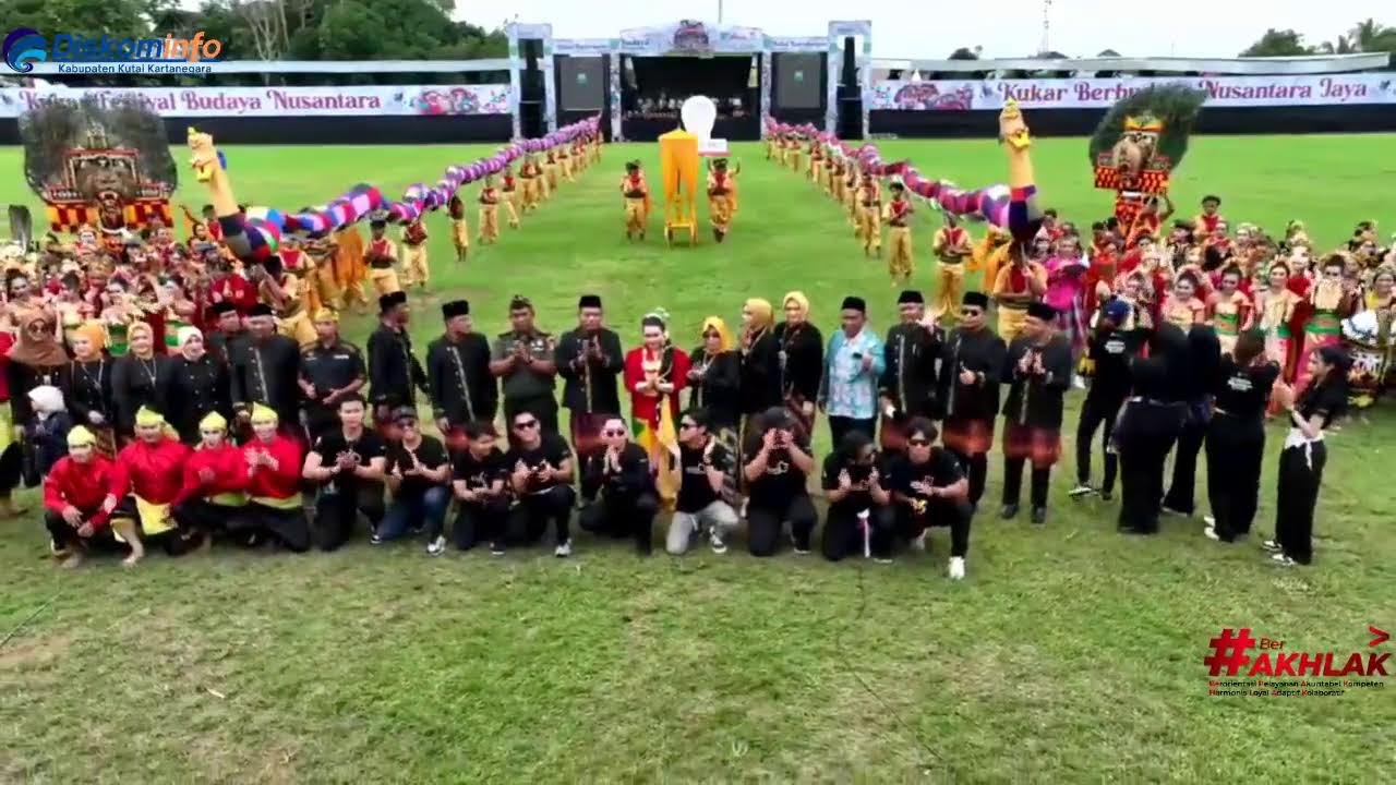 Pembukaan ceremony Kukar Budaya Nusantara thn 2024