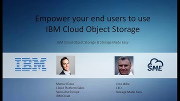 Empower your end users to use IBM Cloud Object Storage