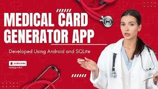 Medical Card Generator Android App Project Using SQLite | PHPGurukul screenshot 3