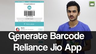 Reliance Jio 4G: How to Generate Barcode Using My Jio App - GIZBOT screenshot 1