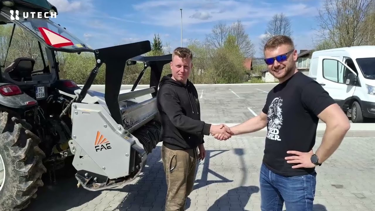 Zestaw do mulczowania i karczowania: mulczer FAE Patrizio + ciągnik ARBOS 3075 75KM