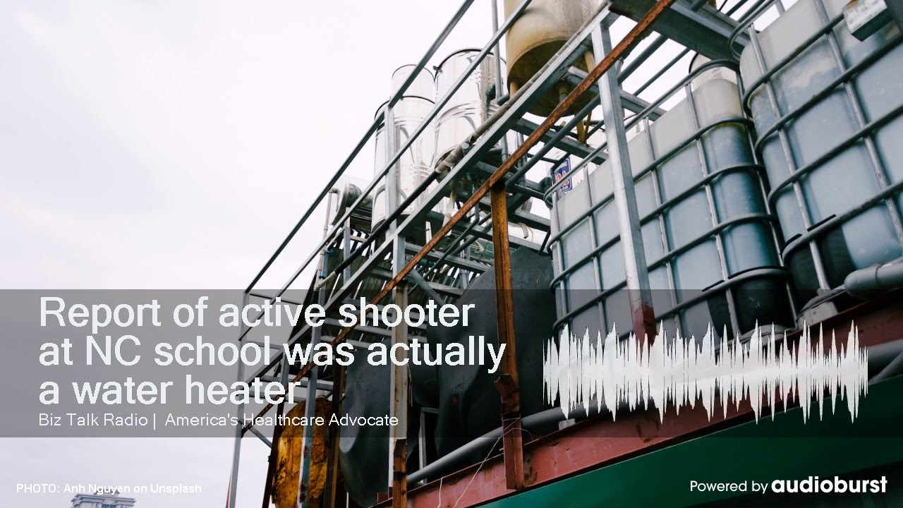 Report of active shooter at NC school was actually a water heater - YouTube