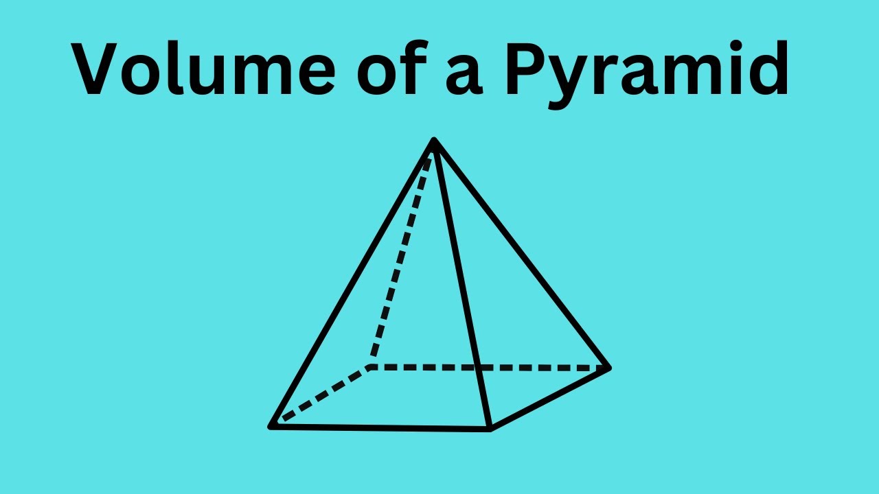 How do I find the volume of a pyramid? - YouTube