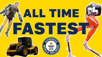 FASTEST Records of All Time | Guinness World Records