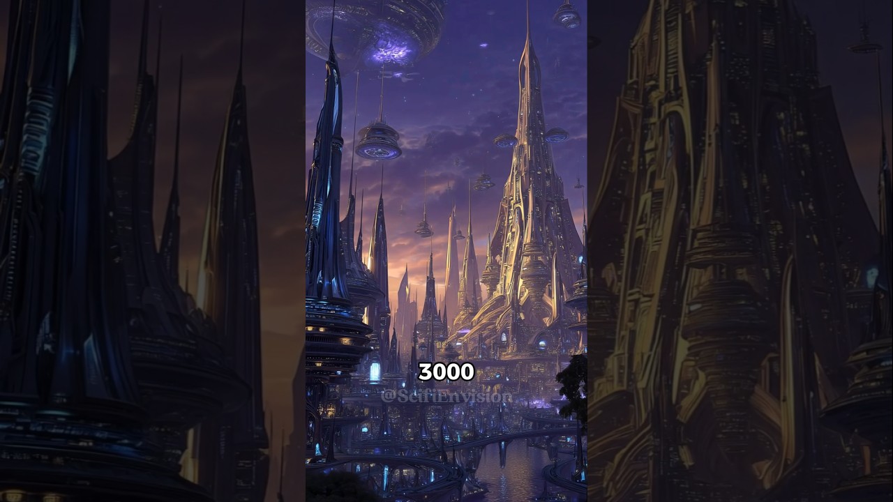 The Evolution of Cities from 1900 to 3000