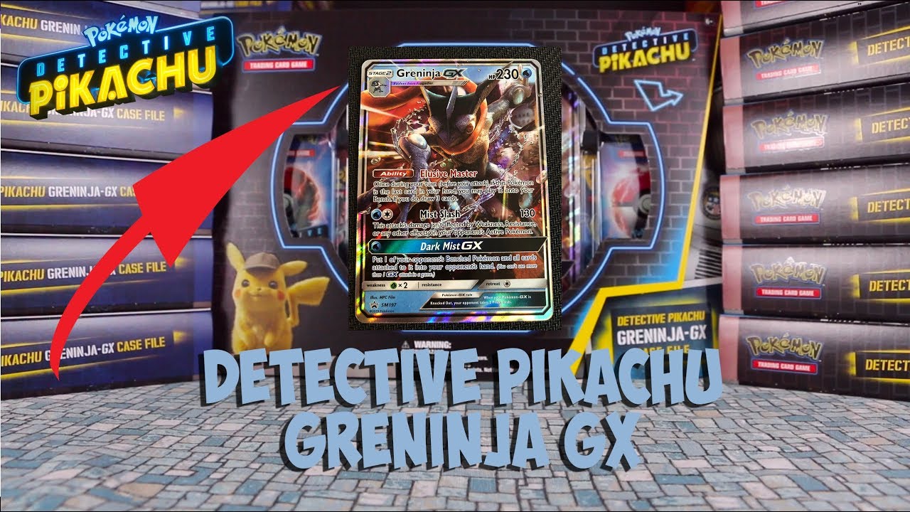 Pokemon Tcg Sun Moon Detective Pikachu Greninja Gx Special Case File