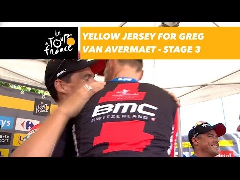 Video: Tour de France 2018 Tahap 3: BMC memenangkan tim TT untuk menempatkan Van Avermaet dengan warna kuning