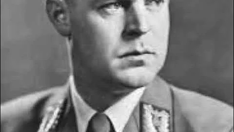 Nuremberg Trial Day 139 (1946) Hartmann Lauterbacher Cross Thomas Dodd