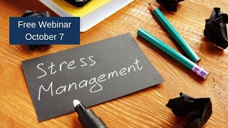 CENTA Webinar Series Session 107: Stress Management Strategies for Students screenshot 5