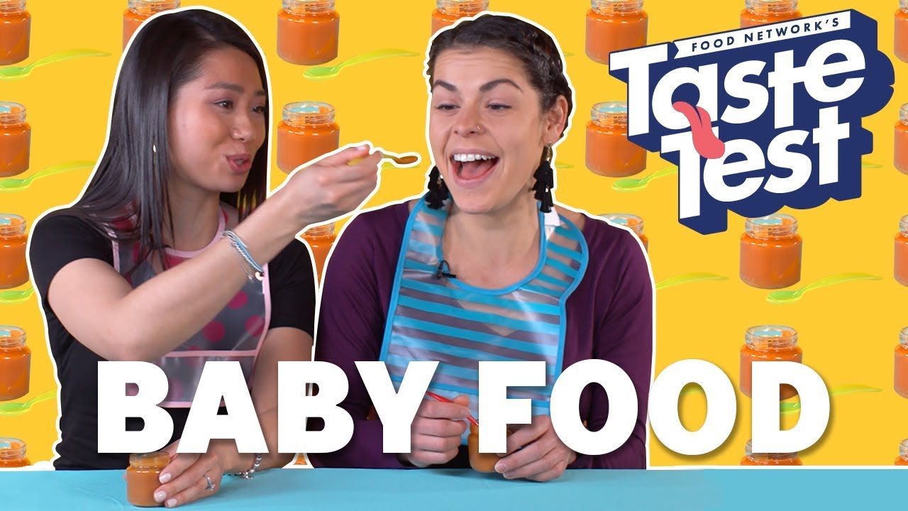 Adults Trying Baby Food 