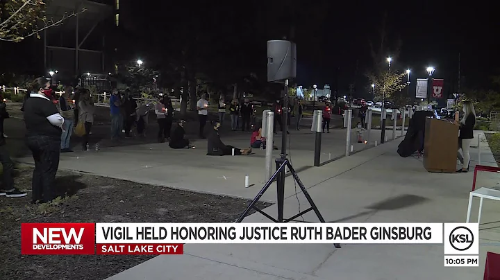 University Of Utah Law Community Holds Vigil For Late Justice Ginsburg