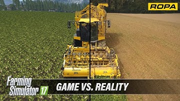 Farming Simulator 17 ROPA DLC  - Game vs Reality Comparison