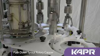 Famous Push Down Spout Rotary Capper Wealth