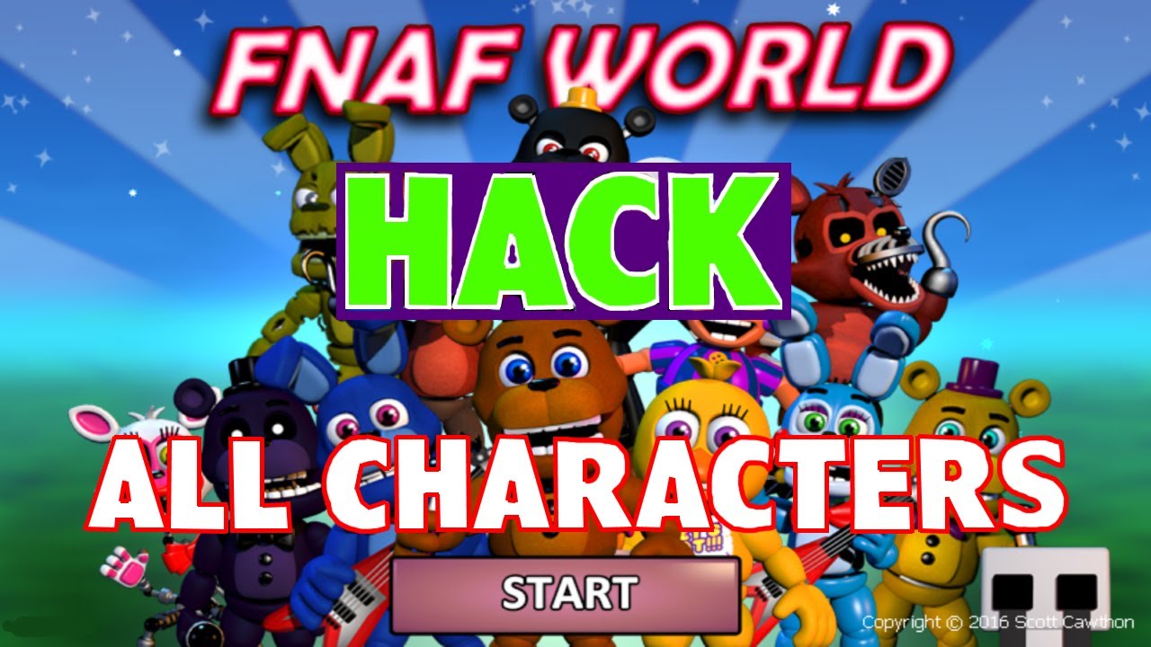 FNAF World 1.2 - Unlock ALL CHARACTERs