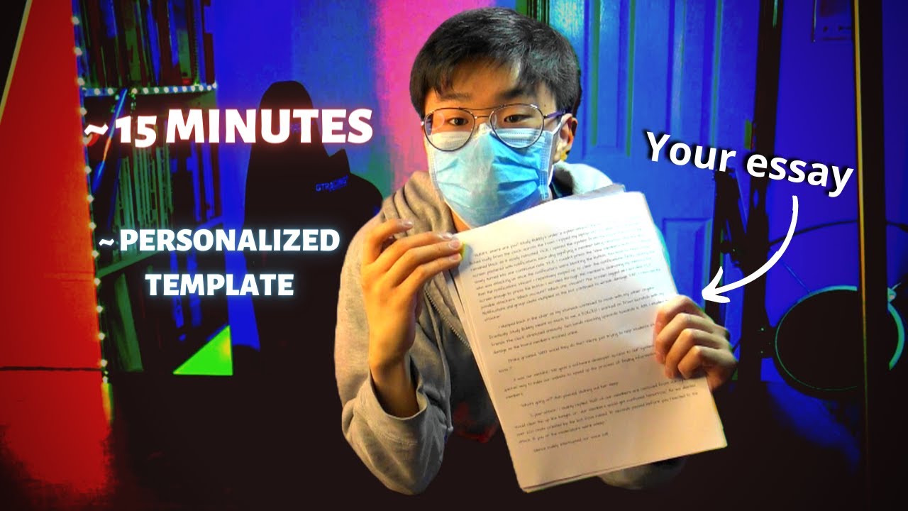 Finish writting your common app essay by the end of this video - YouTube