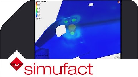 Stress distribution of a wheel well during resistance spot welding | Simufact