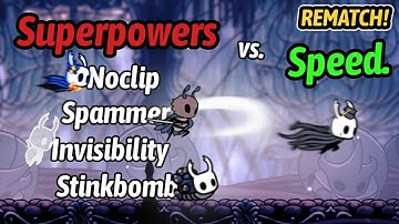 Hollow Knight - Speedrunner vs. 4 Hunters with NEW Superpowers REMATCH!