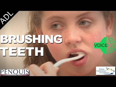 Brushing Teeth (Voice Instructions) - Penquis ADL Tools