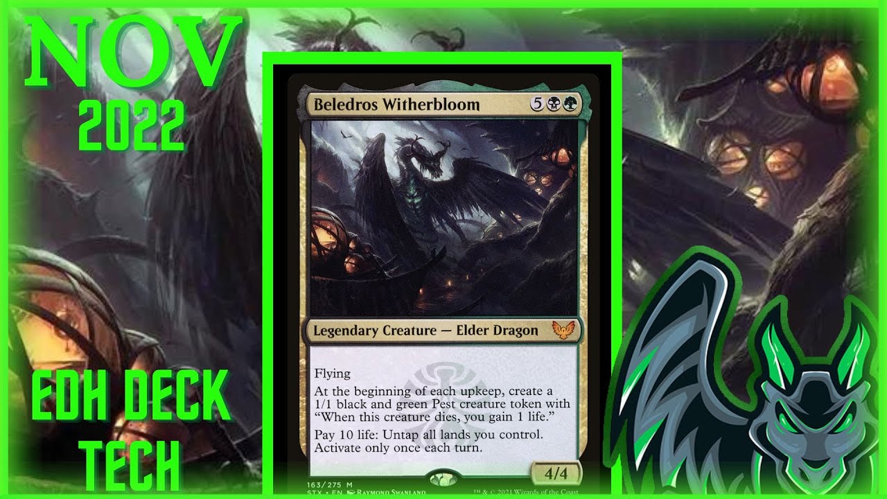 Beledros Witherbloom EDH Deck Tech Building EDH Ep3 YouTube