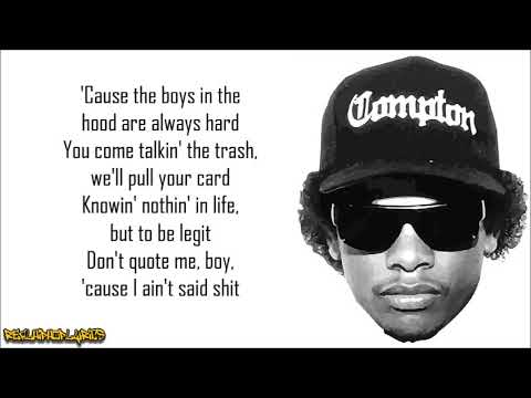 Eazy-E - Boyz-n-the-Hood (Lyrics)