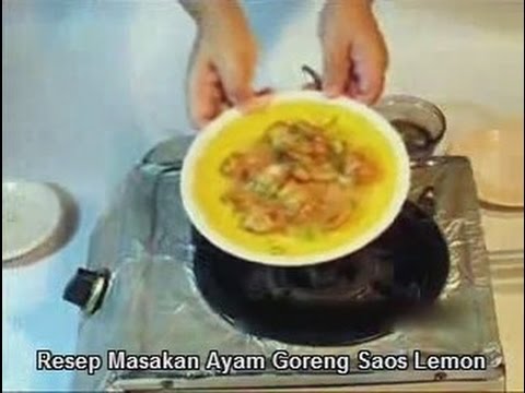  Resep  Masakan Ayam  Goreng  Saos Lemon YouTube