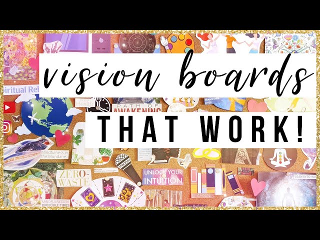 Vision Boards for Beginners 🙌🧠  How to Make a Vision Board for  Manifestation 
