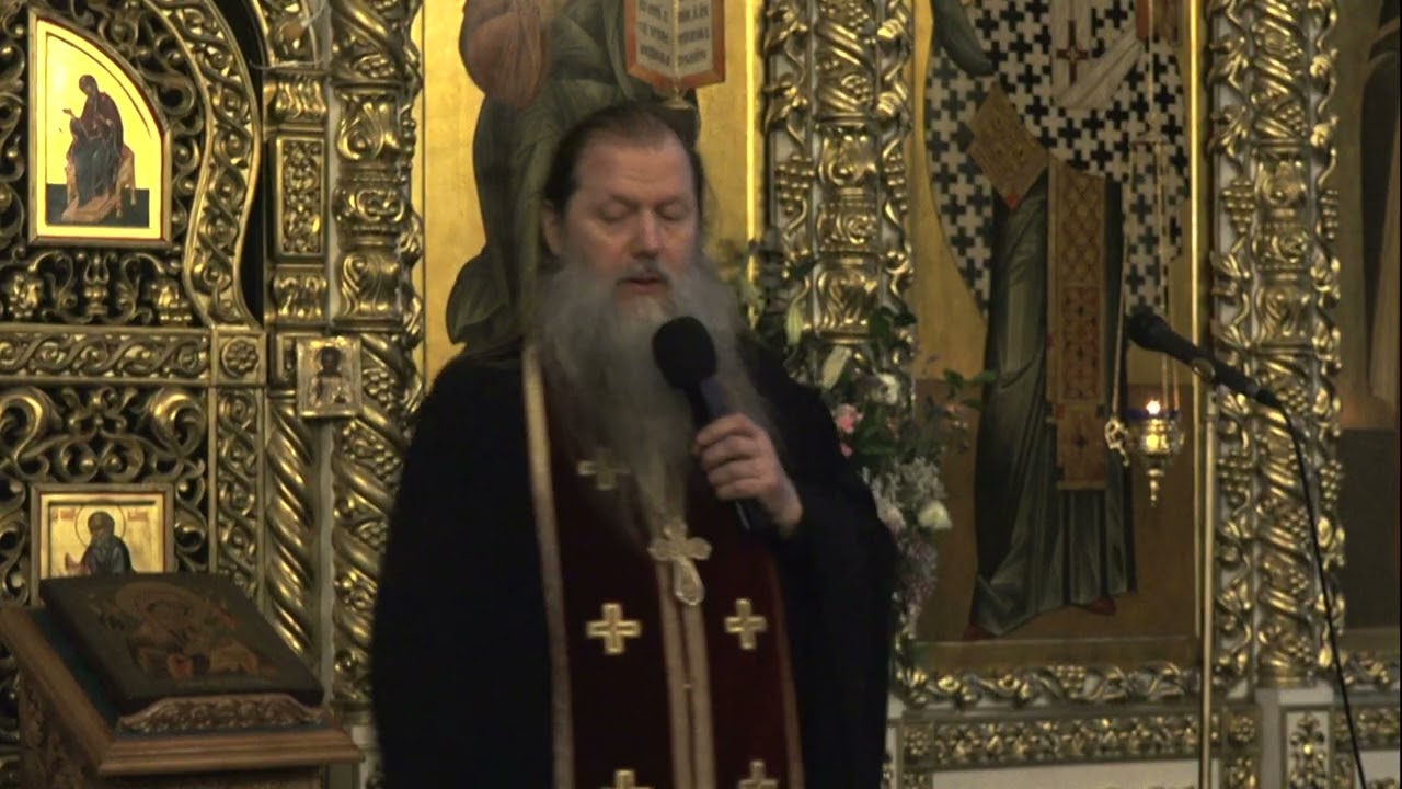 Беседа протоиерея Артемия Владимирова в Прощёное Воскресенье перед Прощёным чином. 220226