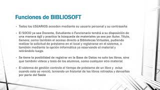 Bibliosoft