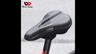 WEST BIKING Bike Saddle Seat Cover Waterproof Soft Comfortable Saddle Cover Breathable 0801134 screenshot 5