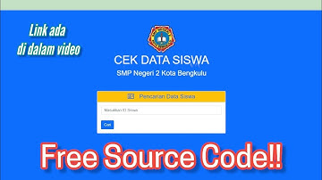 Aplikasi Pencarian Data Siswa Menggunakan Google App Script