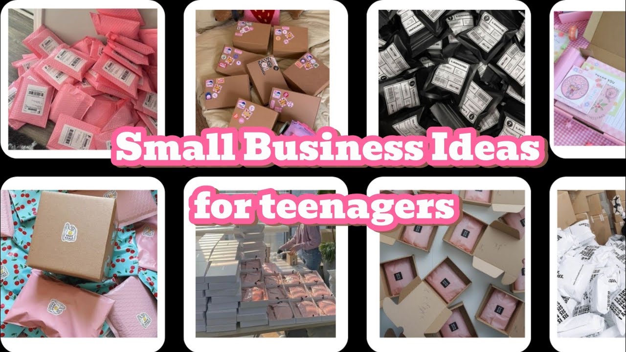 Small Business Ideas for Teenagers / Young Entrepreneur Ideas - YouTube