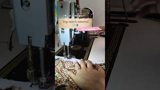 Top stitch tutorial for beginner #trending #topstitching #top #shots #viral #beginner #designer