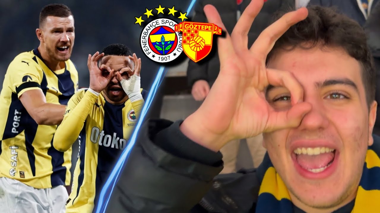 MUHTEŞEM GERİ DÖNÜŞ! | 2. YARI DA AÇILDIK | Fenerbahçe 3 - 2 Göztepe Stadyum Vlogu 4K