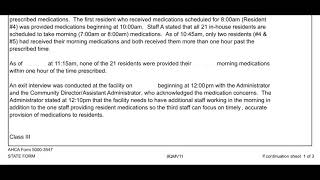 Assisted Living Facility #1 Survey Review 7 5 2019