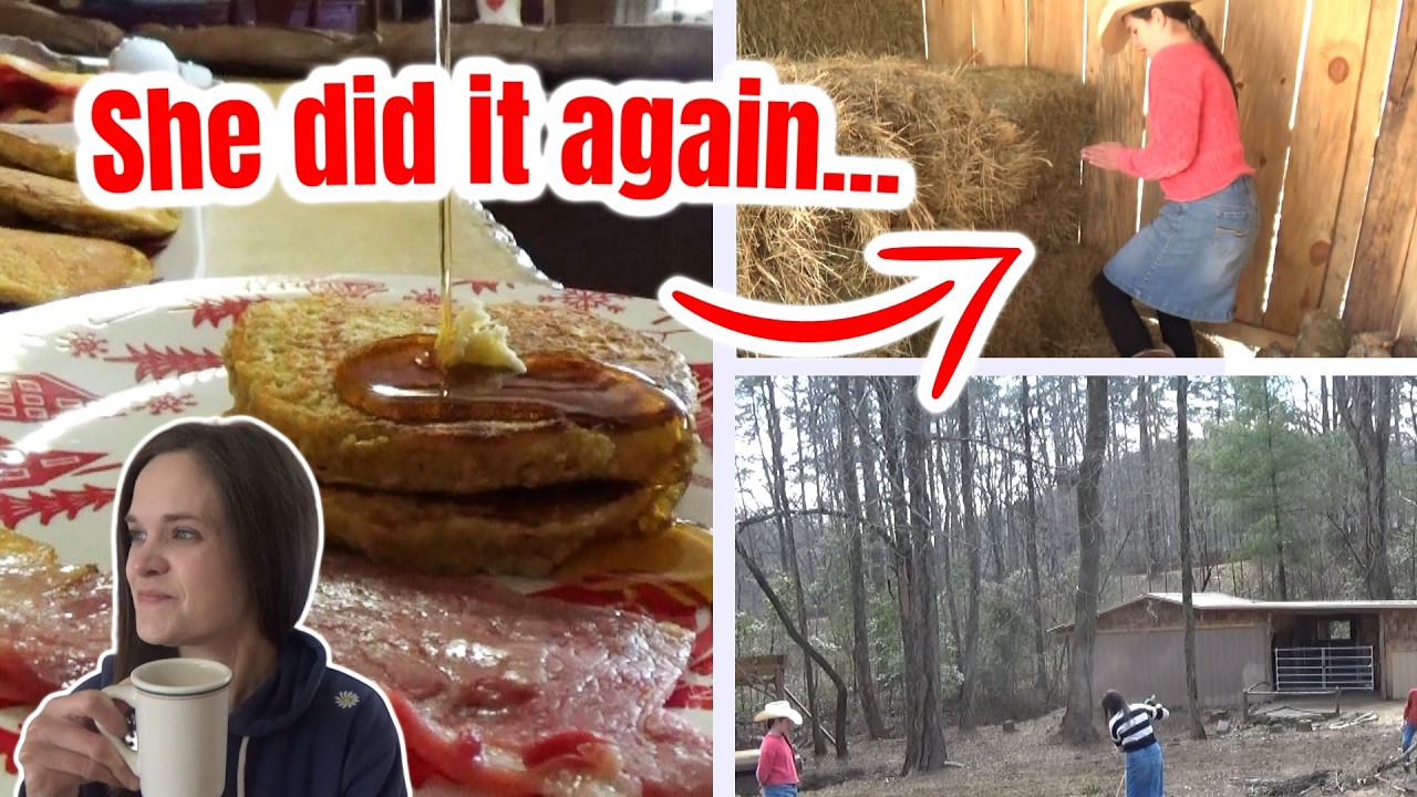 You Don't Have To... Cooking Breakfast, Cleaning the Yard, and Cheesy Mashed Potato Soup for Supper!