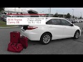 3 piece luggage test 2016 toyota camry se