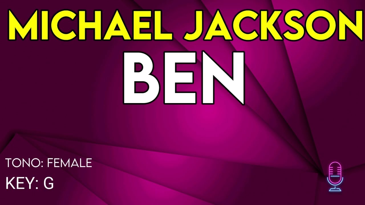 Michael Jackson - Ben - Karaoke Instrumental - Female