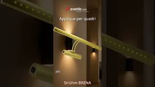 Video - BRENA 6W ottone anticato NW (per quadri)