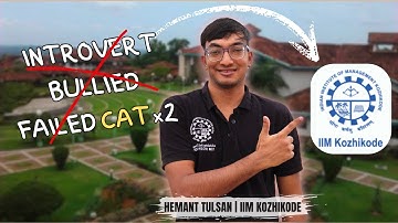 My Profile that GOT me into IIM Kozhikode | My full MBA story