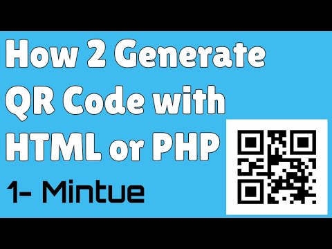 How to Generate QR code / Bar Code in PHP or HTML 2021 in Hindi / English