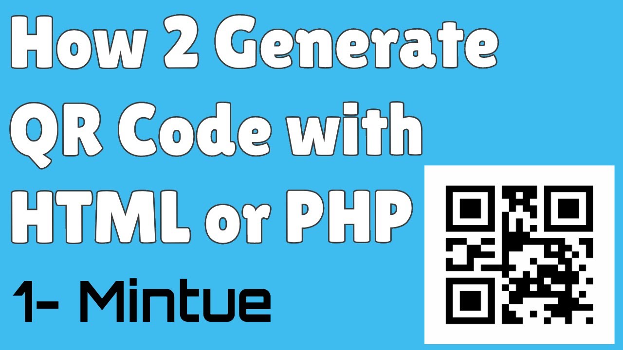 How to Generate QR code / Bar Code in PHP or HTML 2021 in Hindi