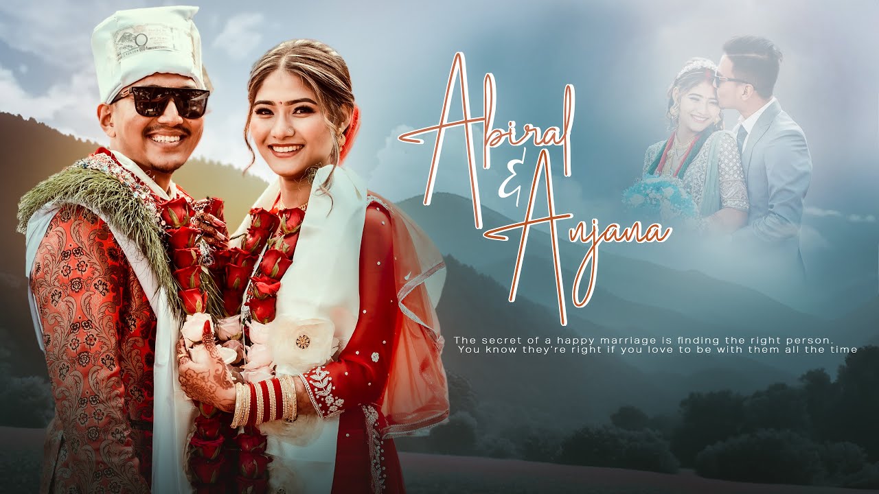 OUR WEDDING VIDEO  Abiral Lama  Anjana Rana Magar