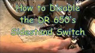 How To Disable The Suzuki DR 650 Sidestand Switch with 6IOD