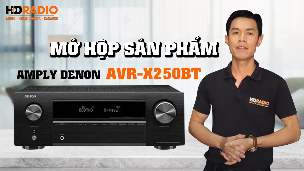 Khám Phá Amply Xem Phim 5.1 Denon AVR-X250BT !