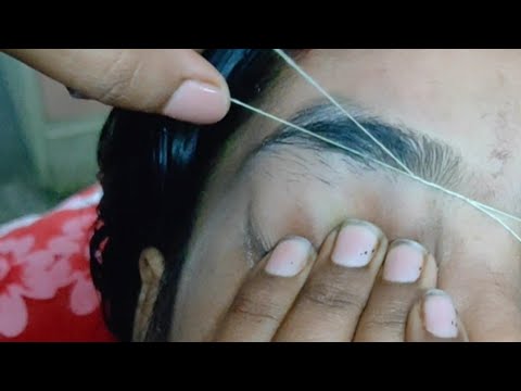 ||how to do Eyebrow threading ||Arch shape step by step||