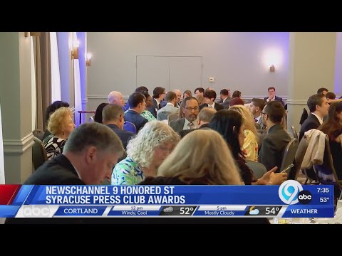 NewsChannel 9 honored at Syracuse Press Club Awards