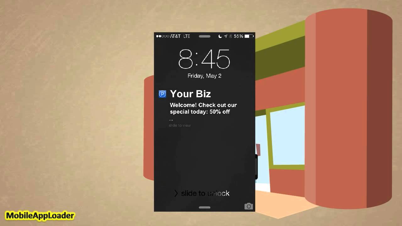 MobileAppLoader Introduces In-Store Alerts with Beacon Technology - YouTube