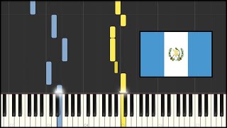 Guatemala National Anthem - Guatemala Feliz! (Piano Tutorial)